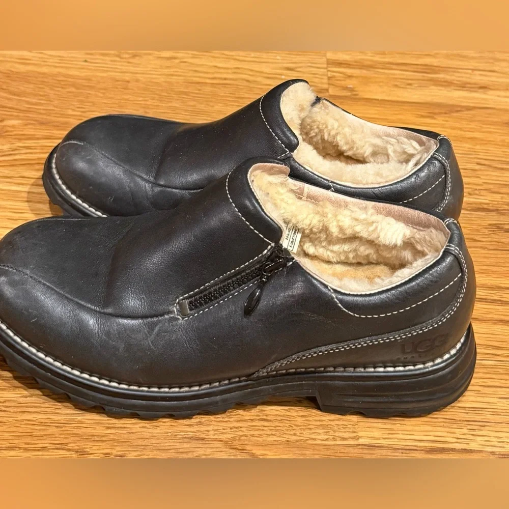 UGG black leather